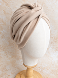 ALBA | Soft Cream Viscose Fleece Turban & Snood