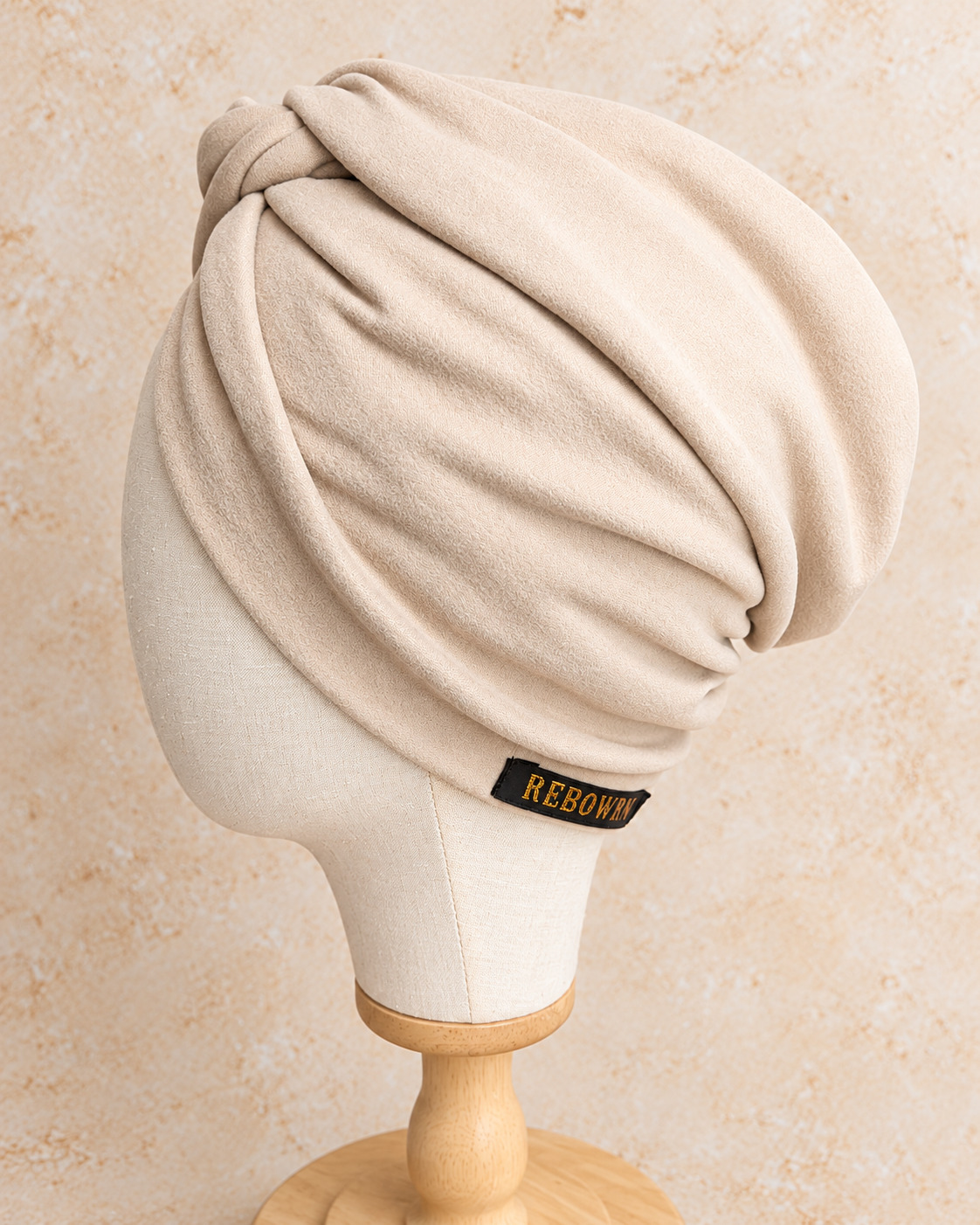 ALBA | Soft Cream Viscose Fleece Turban & Snood