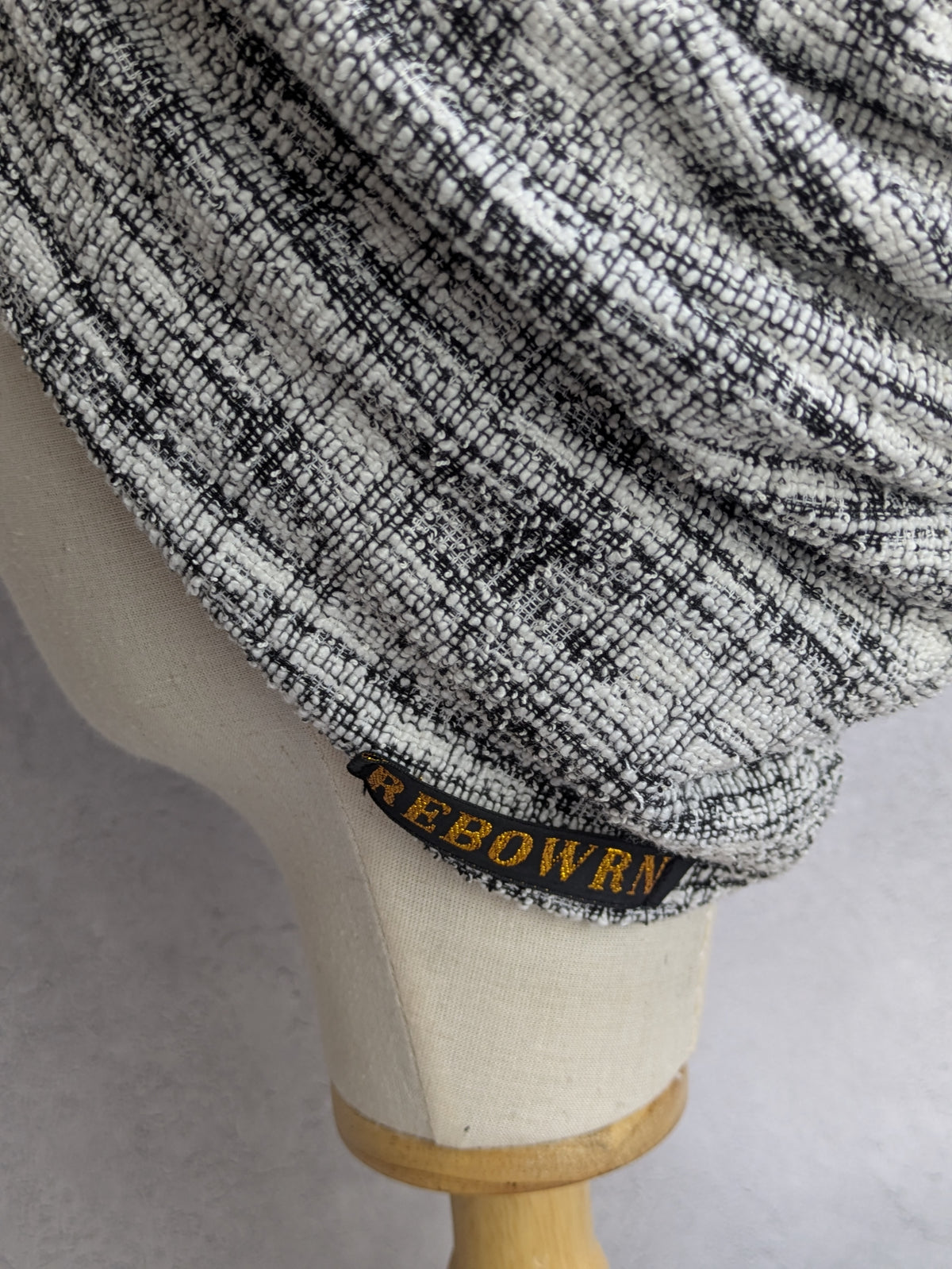 NOA — Textured Bouclé Pre-Tied Turban