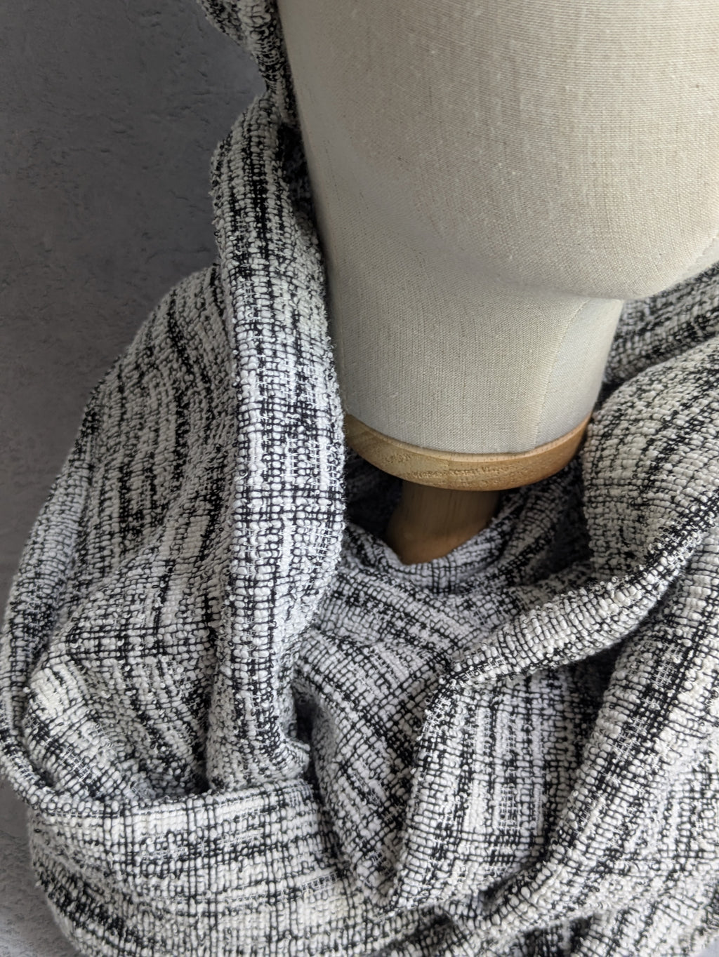 NOA — Textured Bouclé Pre-Tied Turban