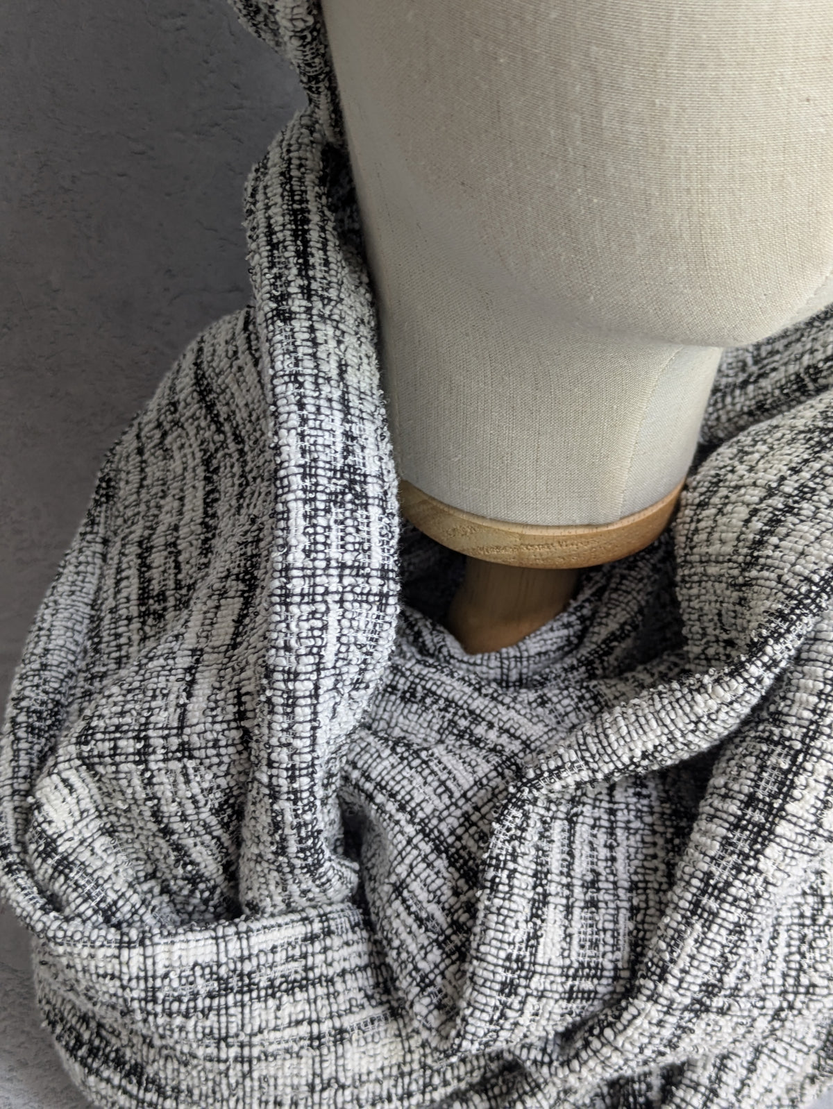 NOA — Textured Bouclé Pre-Tied Turban