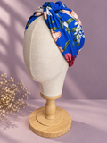 AZURA | Cobalt Floral Multiway Pre-Tied Turban